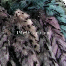 On Line MAXIMA [100% Acrylic], Knit Fuax Fur, 29 Winter Forest
