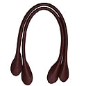 Leather Baghandles, Style 2020 Hand Size, col. 02 Dark Brown