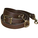 Leather Baghandles, Style 2079 Crossbody, col. 02 Dark Brown