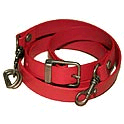 Leather Baghandles, Style 2079 Crossbody, col. 05 Red