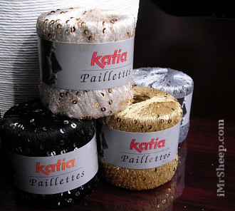 KATIA PAILLETTES [100% Polyester], Sequined