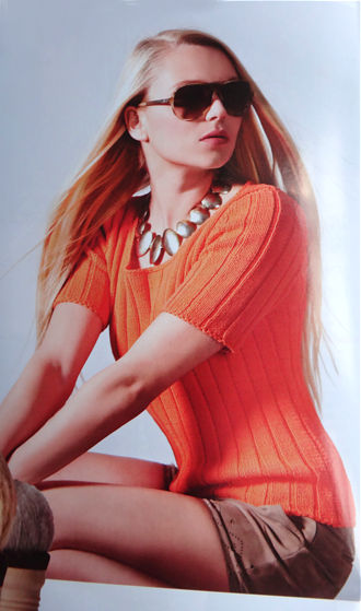 TANGERINE PULLOVER, Lana Grossa