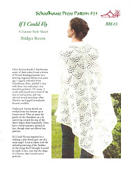 If I Could Fly - A Faroese-Style Shawl, Schoolehouse Press Patterns